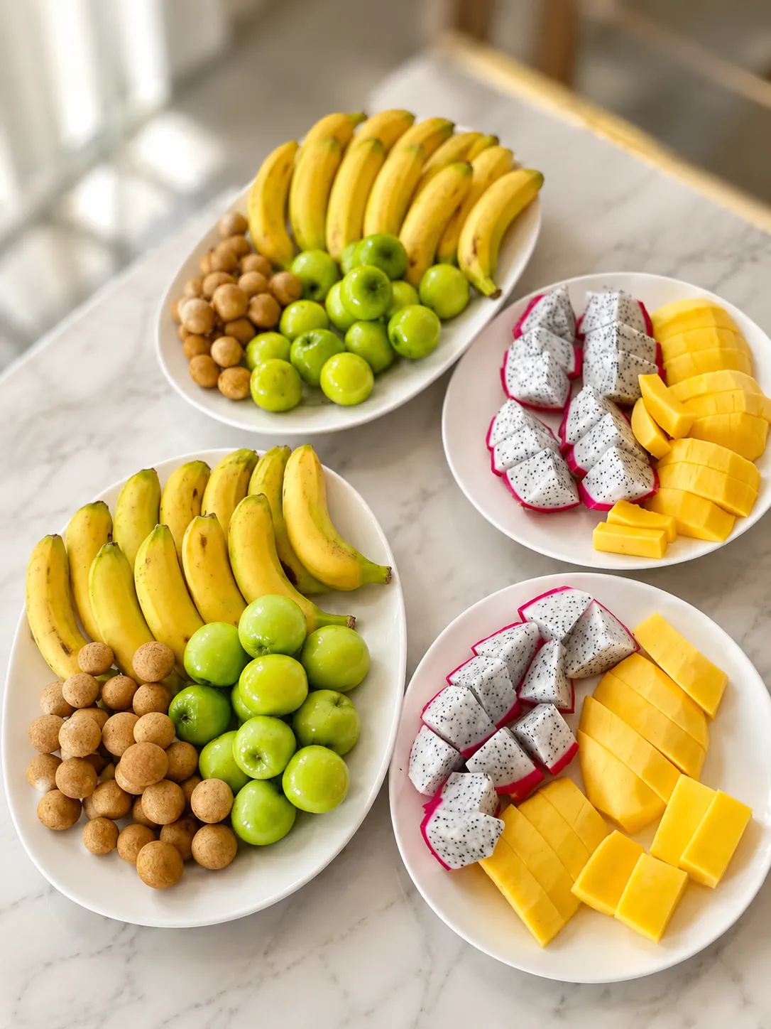 Trái cây tráng miệng theo mùa trong suất ăn School Feast — vị ngọt tự nhiên kèm chất xơ và vitamin